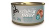 SCHESIR CAT Senior Silver Tuna and mackerel in broth 70g (puszka)