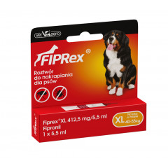 FIPREX krople XL (5,5ml) - od 40 do 55 kg PROMO Krótki termin