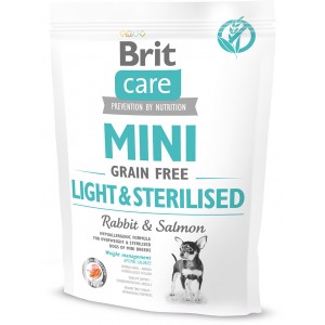 BRIT CARE Mini Light & Sterilised - Rabbit & Salmon