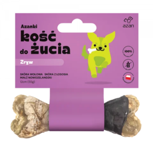 AZANKI - Kość Zryw z małżami nowozelandzkimi, MSM i chondroprotektorami S/M 12cm 