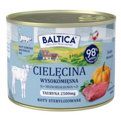 BALTICA PRZYSMAKI REGIONÓW Kot dorosły Cielęcina 185g