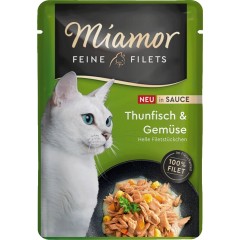 MIAMOR Feine Filets w sosie saszetka - tuńczyk i warzywa 100g