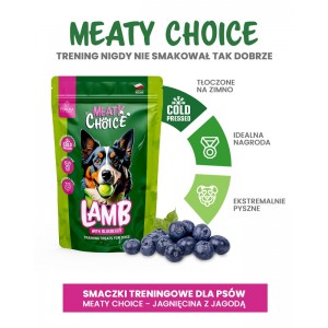 POKUSA Meaty Choice - Training treats Lamb with Blueberry 200g