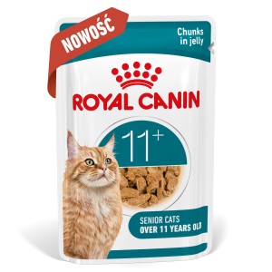 ROYAL CANIN Ageing 11+ Jelly karma mokra, kawałki w galaretce, dla kotów dojrzałych po 11 roku życia