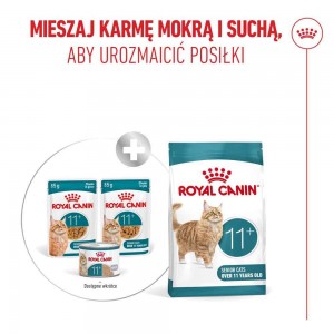ROYAL CANIN Ageing 11+ Gravy karma mokra, kawałki w sosie, dla kotów dojrzałych po 11 roku życia