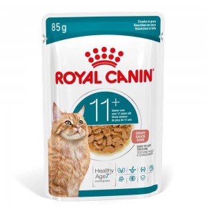 ROYAL CANIN Ageing 11+ Gravy karma mokra, kawałki w sosie, dla kotów dojrzałych po 11 roku życia