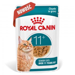 ROYAL CANIN Ageing 11+ Gravy karma mokra, kawałki w sosie, dla kotów dojrzałych po 11 roku życia