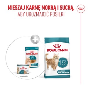 ROYAL CANIN Ageing 15+ karma mokra, kawałki w sosie, dla kotów dojrzałych po 15 roku życia