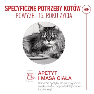 ROYAL CANIN Ageing 15+ karma mokra, kawałki w sosie, dla kotów dojrzałych po 15 roku życia