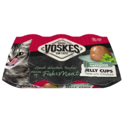 VOSKES Jelly Cups with Tuna 6x 25g