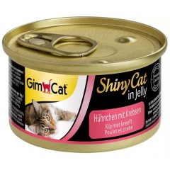 GIMCAT ShinyCat Kurczak z rakami w galaretce 70g