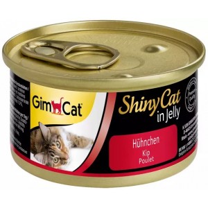 GIMCAT ShinyCat Kurczak z krewetkami w galaretce 70g