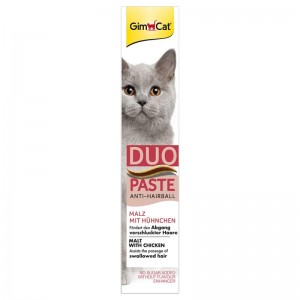 GIMCAT Pasta Duo Anti Hairball Malt z serem 50g
