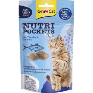 GIMCAT Nutri Pockets Fish z Tuńczykiem 60g