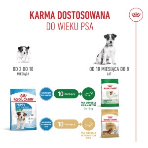 ROYAL CANIN Mini Puppy karma sucha dla szczeniąt ras małych, od 2 do 10 miesiąca życia