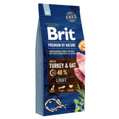 BRIT Premium by Nature Light 15kg PROMO Uszkodzenie