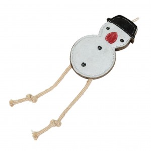 BARRY KING Zabawka skórzana Bałwan