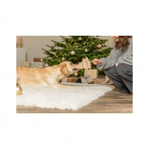 TRIXIE Xmas Choinka z linką zabawka dla psa plusz/linka 38 cm