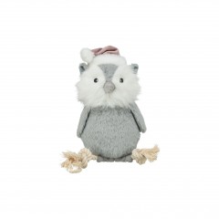 TRIXIE Xmas Sowa z linką zabawka dla psa plusz/linka 31 cm