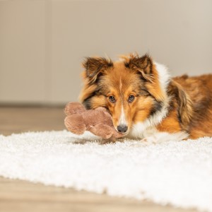 TRIXIE Xmas Ludzik z piernika zabawka dla psa plusz 16 cm