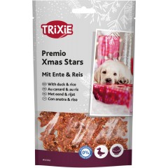 TRIXIE Xmas Premio Stars – przysmak dla psa kaczka i ryż 100 g