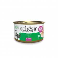 SHESIR Complements karma mokra dla kotów kurczak w bulionie 70 g (puszka)