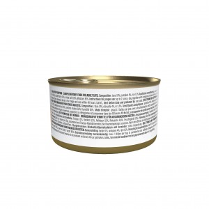 SHESIR Complements karma mokra dla kotów tuńczyk z dynią w bulionie 70 g (puszka)