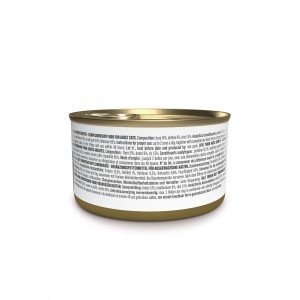 SCHESIR Complements karma mokra dla kotów tuńczyk z kielczakiem w galarecie 70 g (puszka)