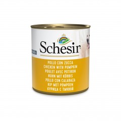 SCHESIR Complements karma mokra dla psa kurczak z dynią w galarecie 285g (puszka)