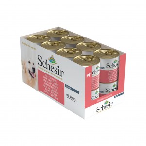 SHESIR Complements karma mokra dla psa kurczak z marchewką w galarecie 285 g (puszka)