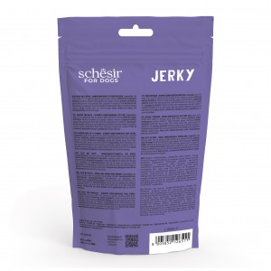 SCHESIR Jerky przysmak dla psów kaczka z jabłkiem suszona 145 g (saszetka)