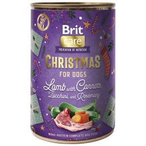 BRIT Mokra Karma dla psa Mono Protein Adult Christmas Lamb 400 g