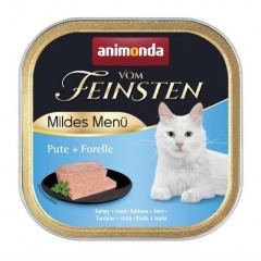 ANIMONDA Cat Vom Feinsten Mild Menu Adult - indyk pstrąg 100g