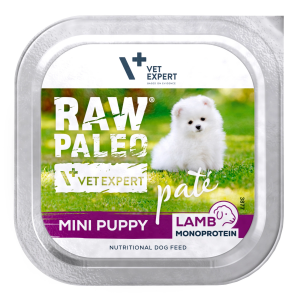 RAW PALEO Lamb Pate Mini Puppy mokra karma dla szczeniąt jagnięcina 150g