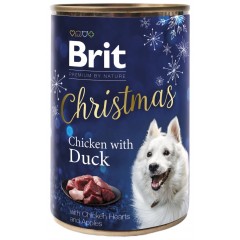 BRIT Premium By Nature Christmas - Kurczak z kaczką i jabłkami 400g