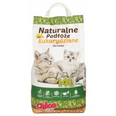 CHICO Podściółka kukurydziana zbrylająca 14l PROMO Uszkodzenie ubytek