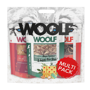 WOOLF Multipack Christmas przysmaki dla psa 3x100g