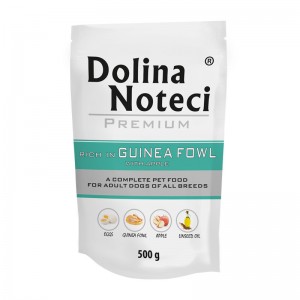 DOLINA NOTECI PREMIUM Mokra karma dla psa z perliczką i jabłkiem 500 g (saszetka)