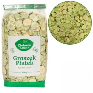 ZIOŁOWA KOTLINA Groszek Płatek 250g