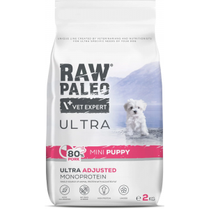 RAW PALEO Cod Light Monoprotein Adult Dog sucha karma z wieprzowiną dla szczeniąt ras małych
