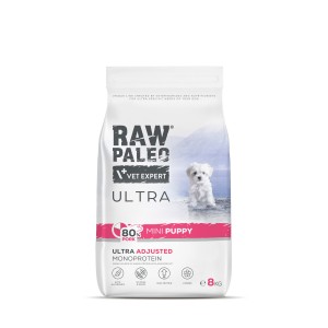 RAW PALEO Cod Light Monoprotein Adult Dog sucha karma z wieprzowiną dla szczeniąt ras małych