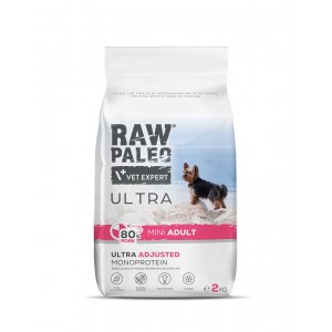 RAW PALEO Ultra Pork Adult Mini - sucha karma z wieprzowiną dla psów dorosłych ras małych