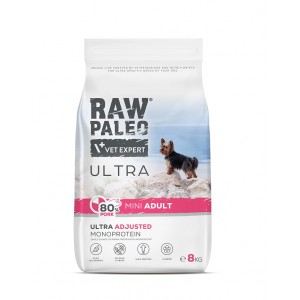 RAW PALEO Ultra Pork Adult Mini - sucha karma z wieprzowiną dla psów dorosłych ras małych