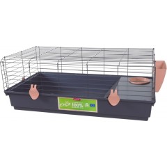 ZOLUX Klatka dla królika miniaturowego i kawii domowej EHOP 100 cm różowa