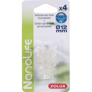 ZOLUX Przyssawka mała do akwarium do rurek i akcesoriów śr.12mm 4 szt