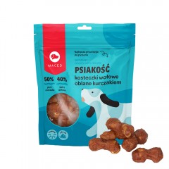 MACED Psiakość kosteczki wołowe oblane kurczakiem 500g