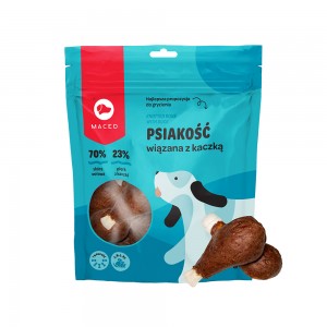 MACED Kość wiązana biała z kaczką 500g