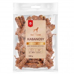 MACED Kabanosy wołowe z ryżem 500g