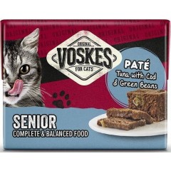 VOSKES Senior Pasztet z tuńczykiem i dorszem 85g