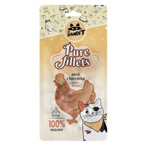 MR. BANDIT Cat Pure Fillets Chicken Brest - Pierś z kurczaka 30g